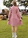 Girls Dresses Size 10-12 Long Sleeve Sweater Dress Fall Winter Knit Pullover Formal Outfits Pink