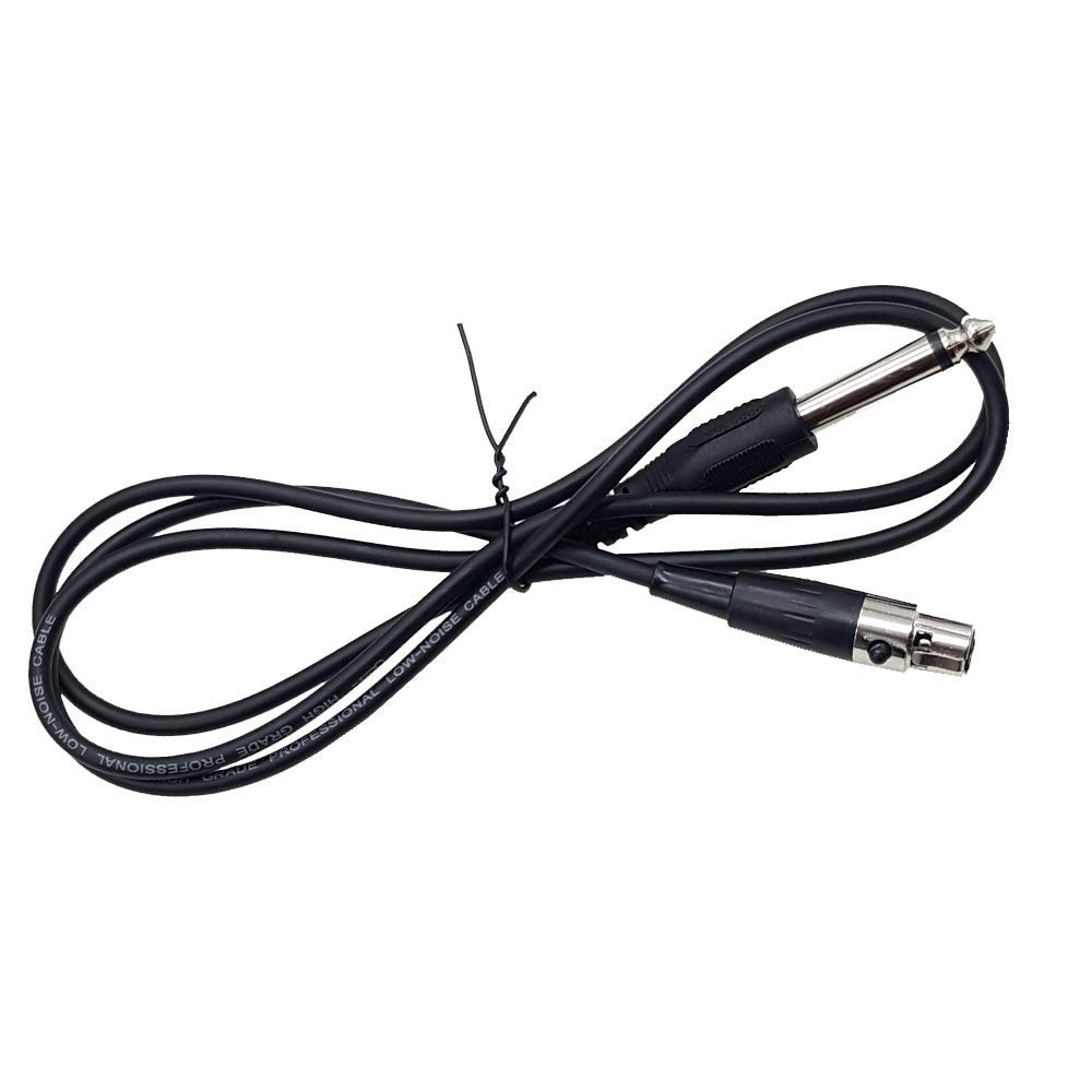 MMNNE 3FT 6.3mm 1/4inch Male Plug to Mini XLR-Female 3-Pin Cable Connector (Black 3.3FT)