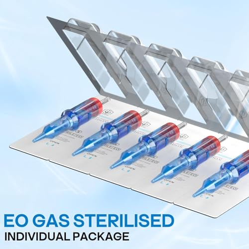 Image of 14RS Round Shader Tattoo Cartridges - Shield Plus Sterile & Disposable (5-Count)