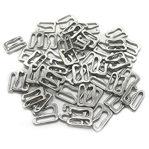 Siming 50 Set BH-Haken-Ösen-Verschluss,Unterwäsche Haken und Augen Schließe, 3 Größen (silber/schwarz) 9 200 StüCk BH Clips Verschluss BH Ringe Metall Versteller TräGer Slide Hakenverschluss Bikiniverschluss BH NäHzubehöR UnterwäSche ZubehöR Set für BadeanzüGe Tops und Slip Kleid Silber Nummer 9 Form