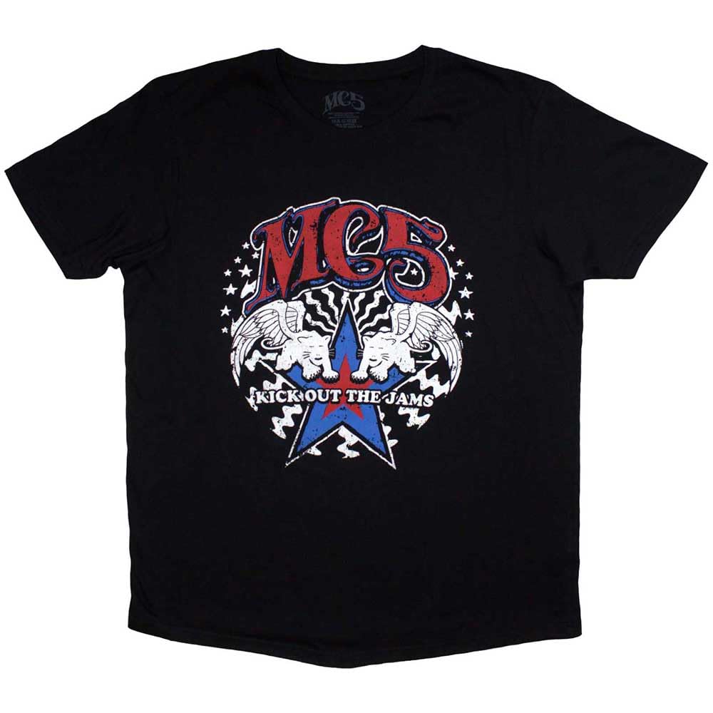 MC5 Star Official Tee T-Shirt Mens Unisex (XX-Large) Black