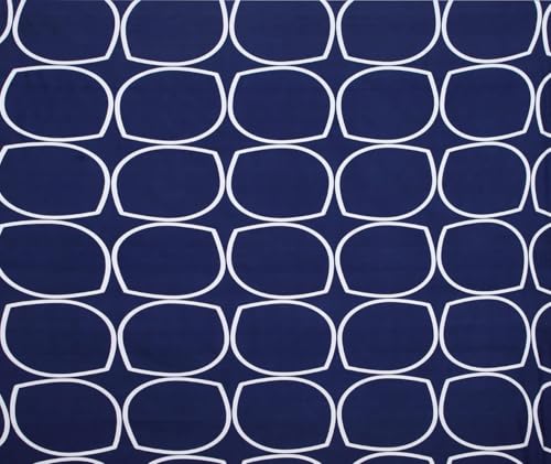 Image of Blue Strip 220TC Glace Cotton Elastic Fitted Bedsheets Single Bed with 1 Pillow Cover | Single Bed with All Around Elastic, Size 42 inch x 75 inch Inches
