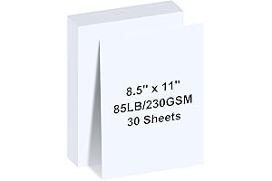 White Card Stock 8.5x11 Printing Paper