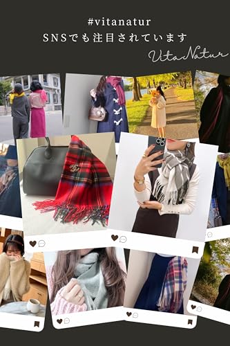 Vita Natur 極上カシミヤ100%マフラー の商品画像 7