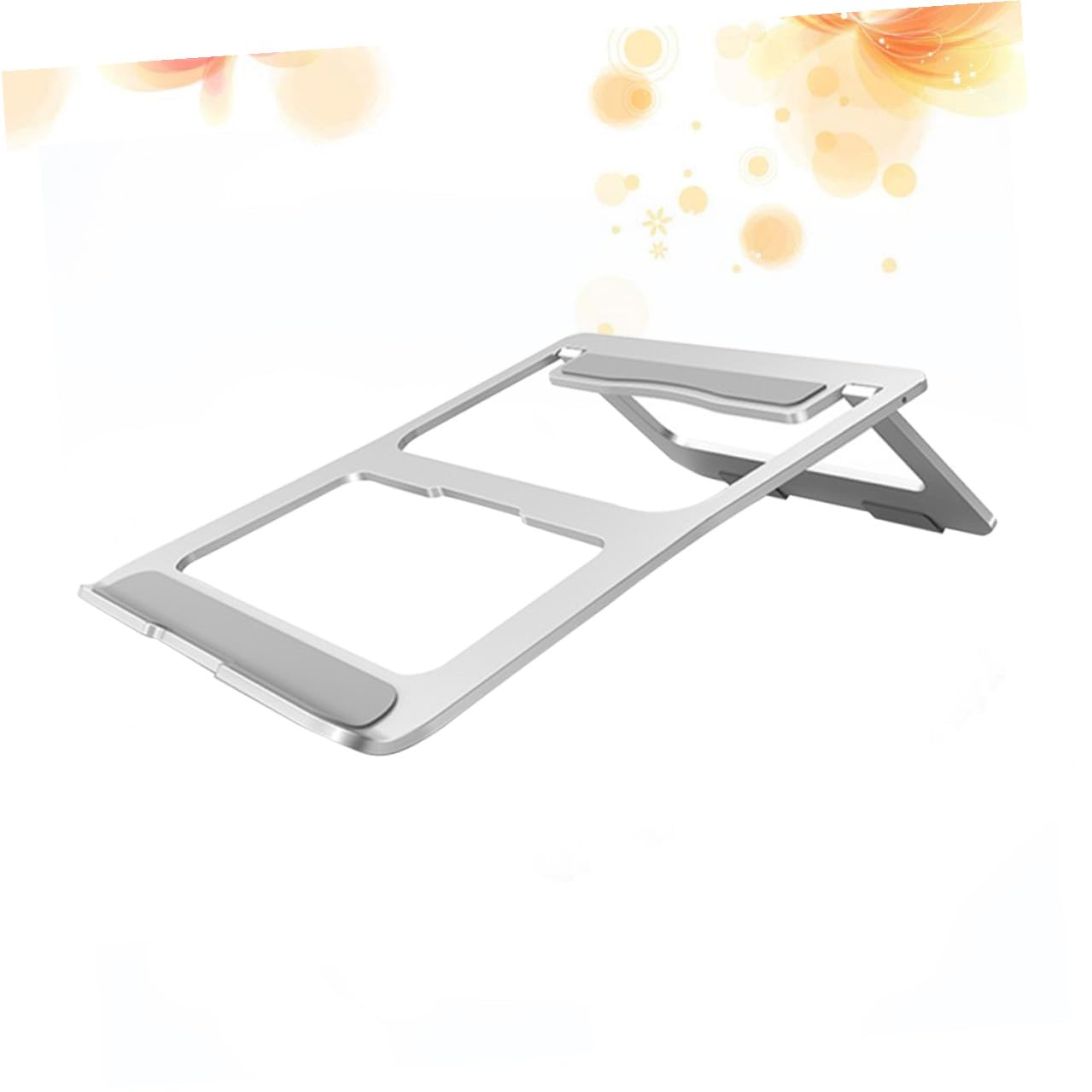 NUOBESTY Soporte Plegable para Laptop de Aleación de Aluminio Elevador Ventilado Compatible con Portátiles para Oficina y Hogar