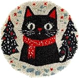 Photo Gallery wallphantom kit gancio di chiusura tappeto,gatto nero carino e natale,diy appeto per uncinetto latch hook rug kit eegalo creativo per la casa e il divano,50x50cm Photo Gallery wallphantom kit gancio di chiusura tappeto,gatto nero carino e natale,diy appeto per uncinetto latch hook rug kit eegalo creativo per la casa e il divano,50x50cm