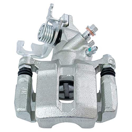 Image of TRQ Rear Right Brake Caliper w /Bracket Passenger Side