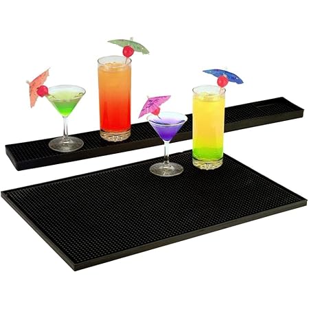 Barmatte Gummimatte | Rutschhemmend | Verschiedene Größen | Für Theke & Bar