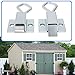 SG Store 4pcs Door Bolt Latch Spring Extension Buckle Loaded Latch Pin for Shed Barn Door Fence