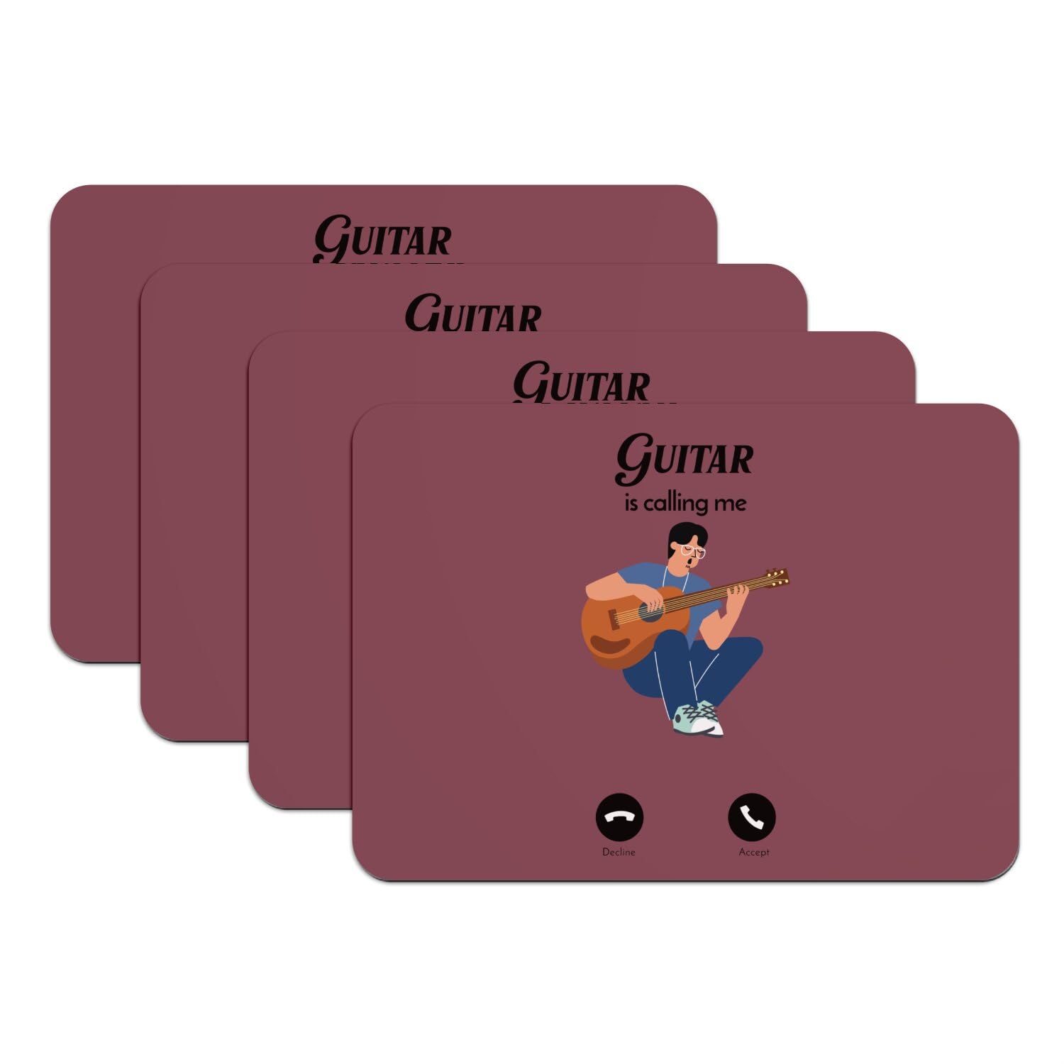 Sets de table grand format parfaits pour vos soirées rock entre amis