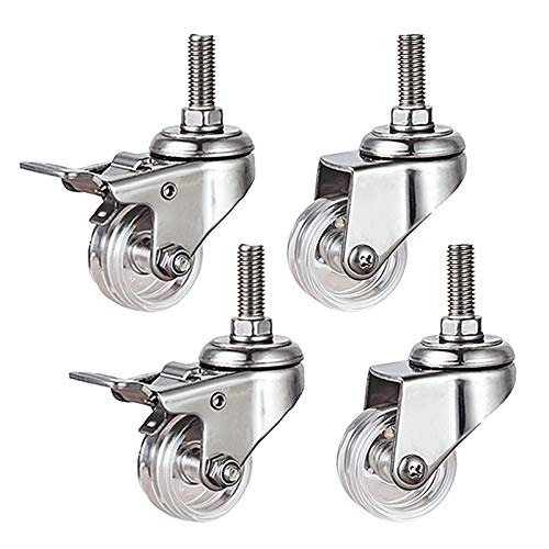 Support en acier inoxydable pour roulettes de 40 mm ultra robustes - 2