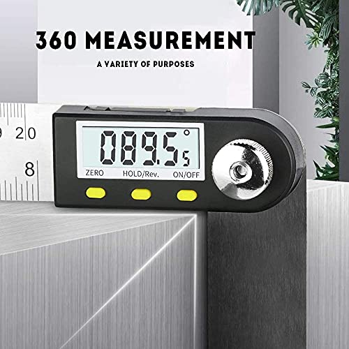 Règle en acier 200mm angle d'affichage numérique outil de mesure - 5
