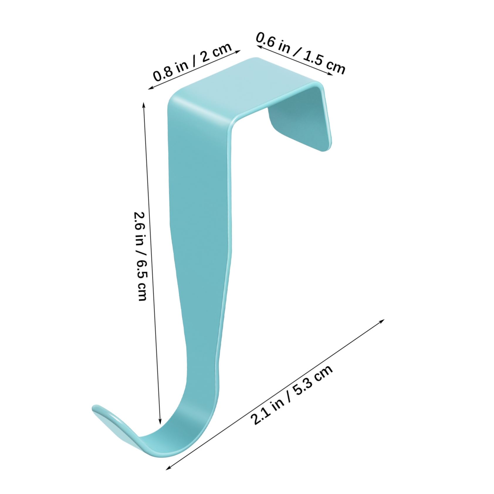 Cabilock Hanging Wall Hooks Over Door Hanger Hooks 4 Pack for Kitchen Bathroom Coat Towel