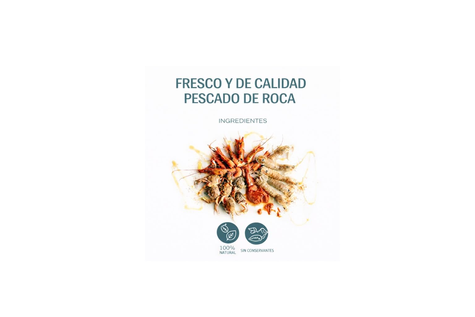 Beautifood – Fumet de Pescado de Roca Concentrado para Paella y Arroces | 100% Natural y sin Gluten | 4 Raciones por Lata (400gr) | 3 Unidades