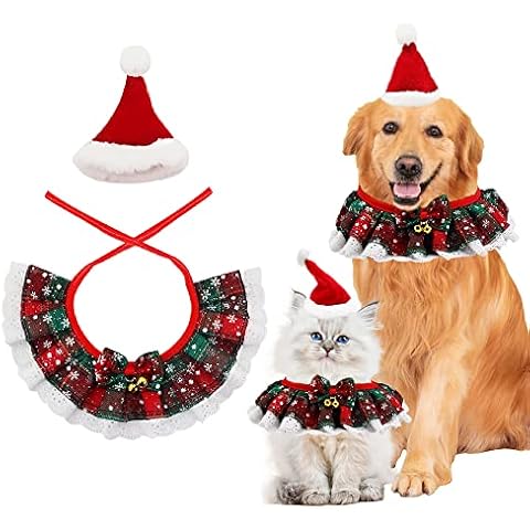 Yelakey Mini Santa Hats and Christmas Dress Skirt for Stuffed Toys Decorations-JS Cover