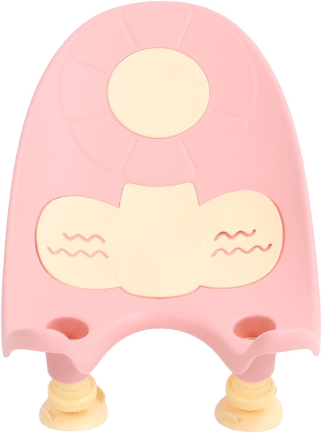 Fafeicy Baby Bath Support Detachable Storage, Prevent Slip, Easy Bathing, Excellent Plastic, with Drain Holes for Infant Shower Bracket (Pink)