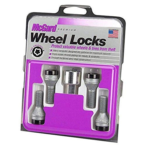 McGard 27361 Black Bolt Style Cone Seat Wheel Lock Set