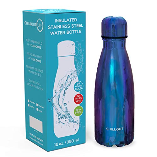 Image of CHILLOUT LIFE 12oz Kids Insulated Stainless Steel Water Bottle, Leak Proof