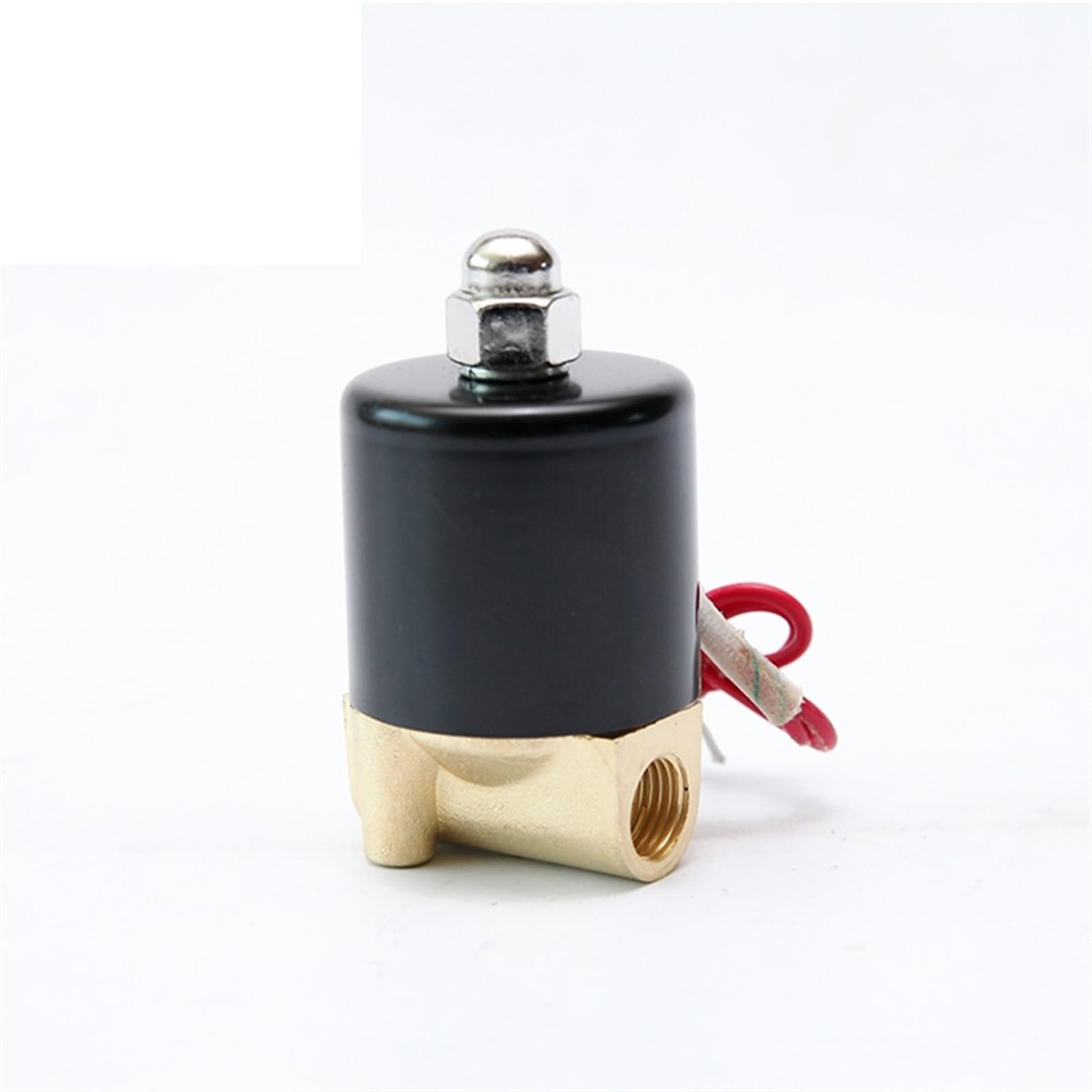 Ieumjnat Bsp-220Vac 1/4" Normally Closed Brass Solenoid Valve Electric 220V For Water Oil Gas(Bsp-220Vac)
