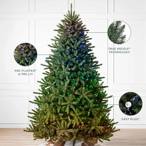 Balsam Hill 7Ft Prelit Twinkly Led String Lights Classic Blue Spruce Artificial Christmas Tree thumb #2