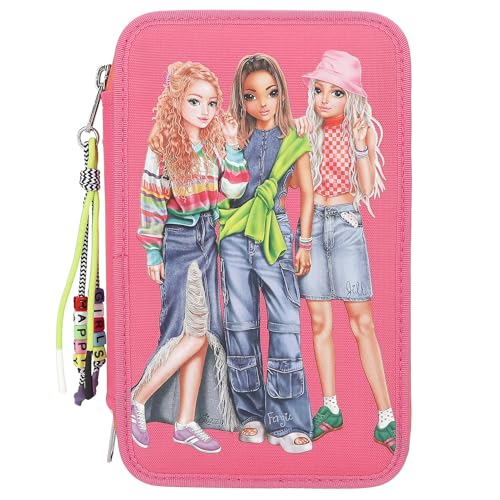 Trousse garnie TOPModel Joy rose le cadeau d'anniversaire idéal avec crayons et ciseaux