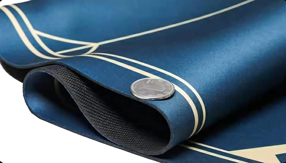 Mata do pokera, Okrągła profesjonalna mata do pokera, przenośny gumowy stół dla 8 graczy z torbą przenoszenia(Blue)