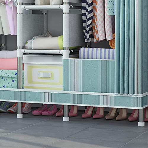 Armoire portable en tissu idéale comme penderie de chambre d'étudiant - 5