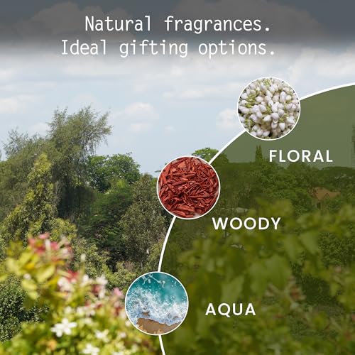 Image of Nyassa Luxury Scented Serenity Wooden Gift Box Gift Set Pack of 6 | Shower Gel, Hand & Body Moisturizer & Handmade Soap | Raksha Bandhan Gift Hamper for Brother, Sister & Family | 100% Vegan