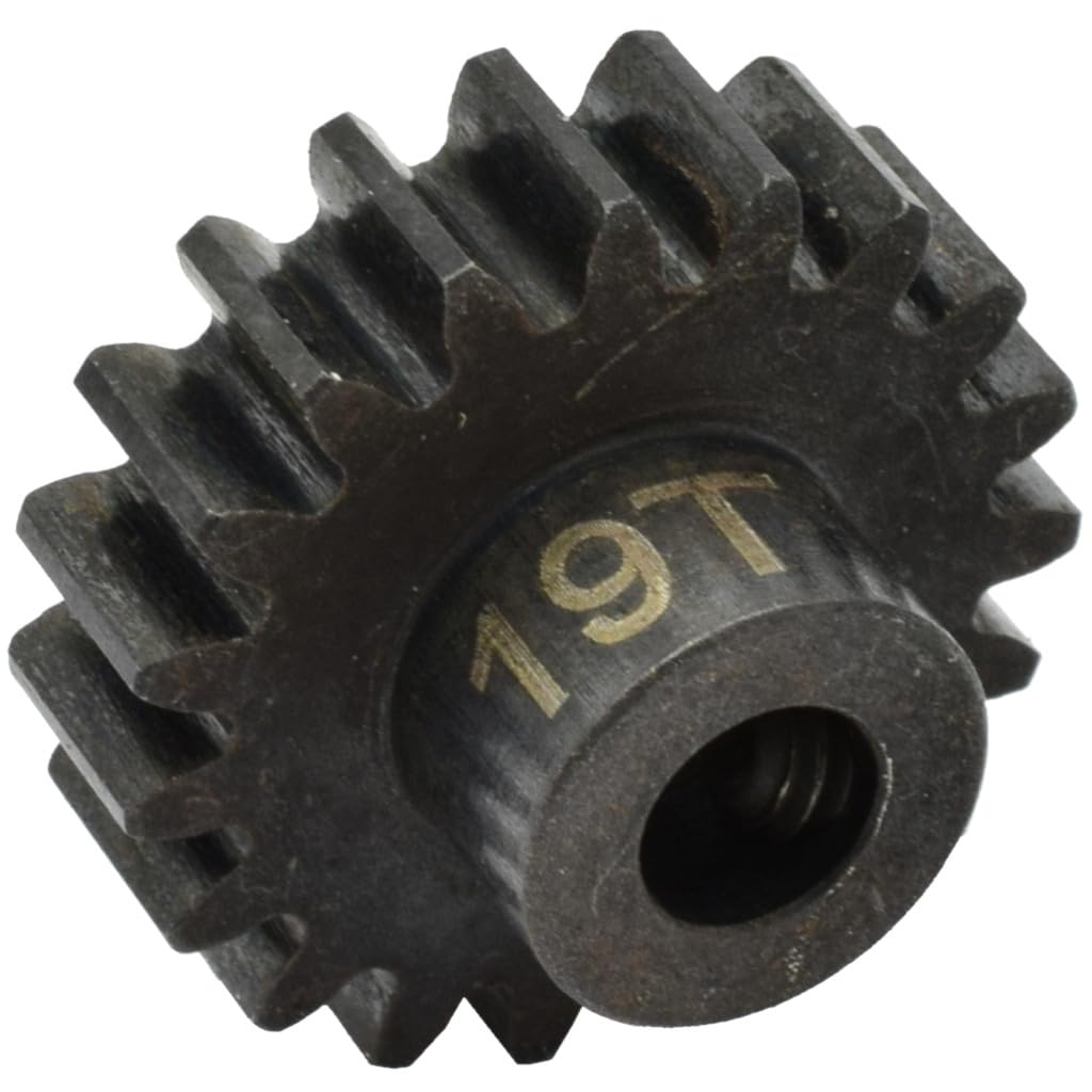Hot Racing NSG19M1 19t Steel Mod 1 Pinion Gear 5mm