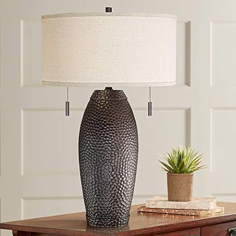 Franklin Iron Works Noah Rustic Farmhouse Table Lamp Cover