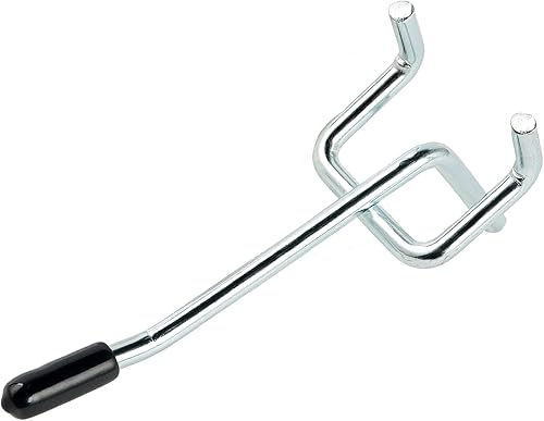 Rawall Ganchos para tablero de clavijas, 8 pulgadas, paquete de 50 unidades, metal galvanizado resistente y duradero en forma de L, adecuado para Rawall Ganchos para tablero de clavijas, 8 pulgadas, paquete de 50 unidades, metal galvanizado resistente y duradero en forma de L, adecuado para