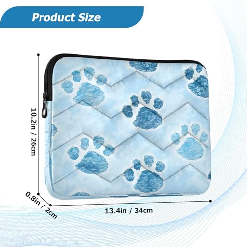 Funda impermeable para laptop 13 a 14 pulgadas azul miniatura 3