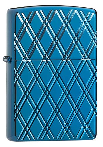 Zippo Armor High Polish Blue Diamonds, One Size