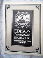 Edison Disc Artists & Records, 1910-1929 093761209X Book Cover