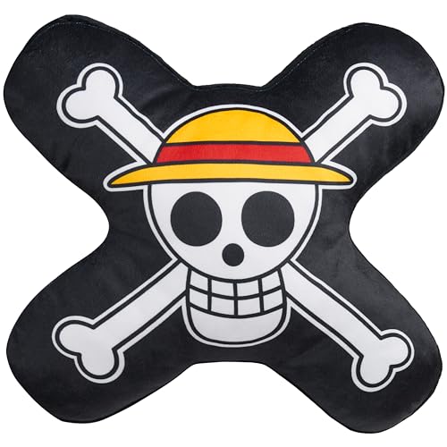 One Piece Cojines Sofa - Cojines de Felpa Accesorios para Dormitorios 37 x 34.5cm - Regalos Anime