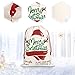 Xunlong Personalized Santa Sack Christmas Gift Canvas Bag Extra Large Cotton Reusable Xmas Bag with Drawstrings 27.5