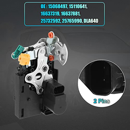 Image of X AUTOHAUX 15110641 Front Left Driver Side Door Lock Latch Actuator W /o Keyless Entry for Cadillac Escalade for Chevy Silverado for GMC Sierra