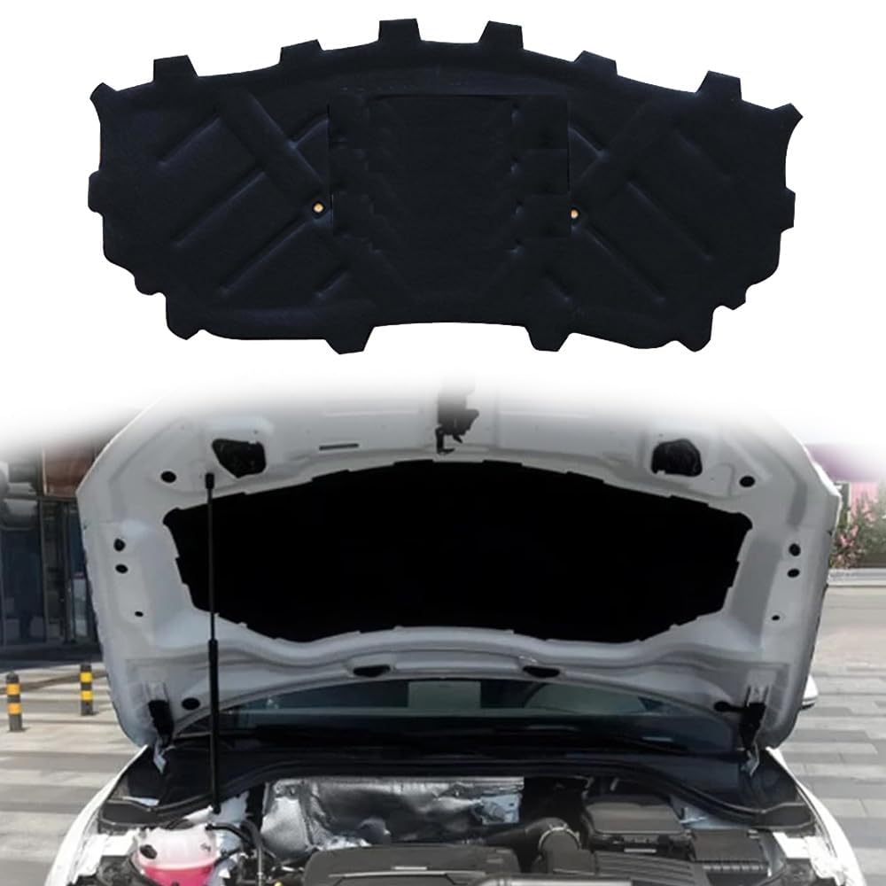 Cotone Isolante Acustico per Cofano Anteriore Auto,per Audi Q2/Q3/Q3L/Q5/Q5L/Q7 2006-2024,Isolamento del Cofano del Cofano, Isolamento Acustico del vano Motore,Q3 2013-2018