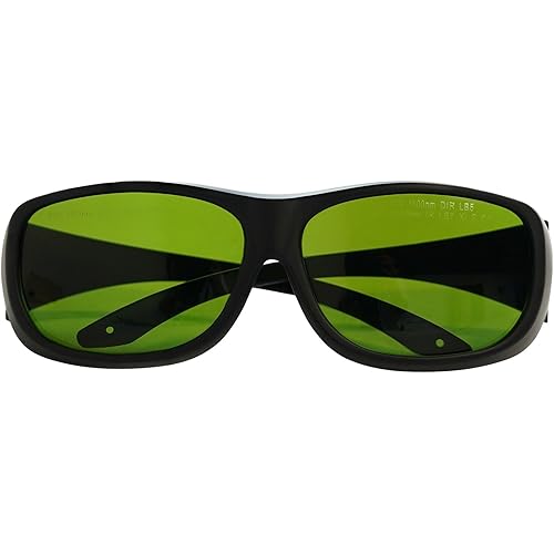 800-1100nm 1000-1090nm OD7+CE Laser Safety Goggles Laser Safety Glasses for IPL & Fiber Laser - Certified Protective Goggles for Hair Removal & Industrial Use (1-Pack) - UV/IR Protection