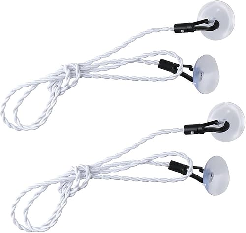 hobbyme Tendedero de viaje, tendedero retráctil portátil, cuerda de ropa con gancho y ventosa, accesorios de camping