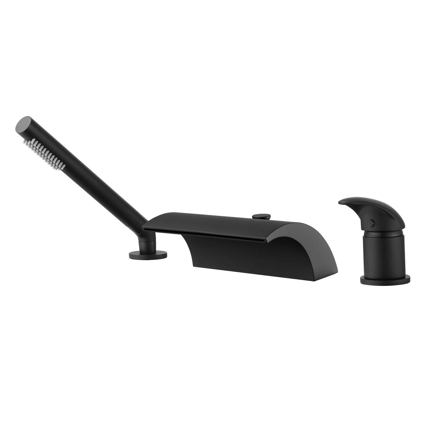 Bateria wannowa rzymska S2138DW + bateria łazienkowa 8" Szeroko rozstawiona S1423S-MB
