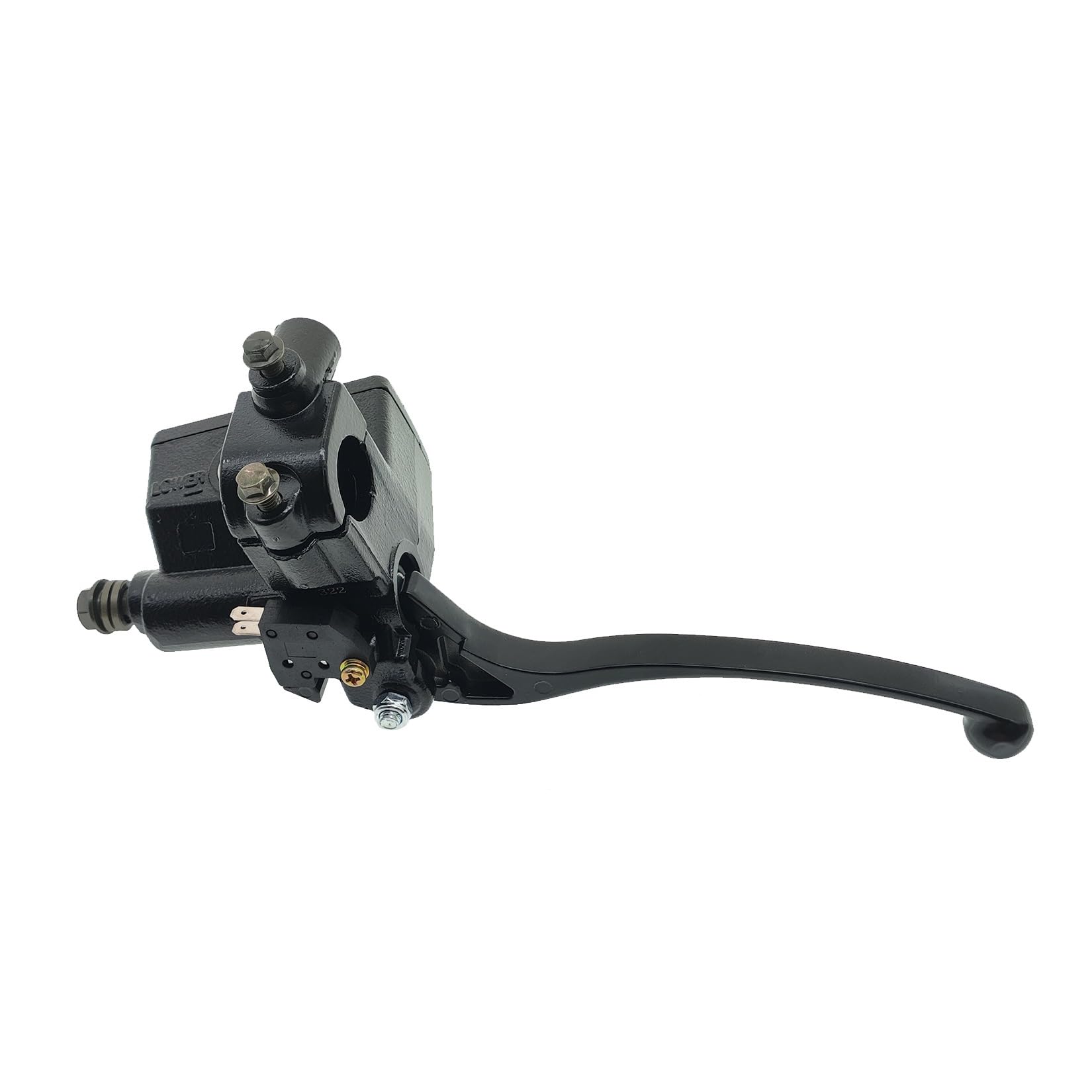YSDOZMD Motorcycle Parts for Suzuki GN250 GS250 for Wangjiang GN GS 250 57500-37200 Clutch Lever Brake Master Cylinder Assembly with Pump(Right Brake Lever)