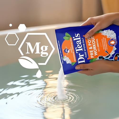 Image of Dr Teal's Epsom Salt Soaking Solution, Pre & Post Workout, 3lbs
