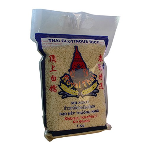 Royal Thai - Klebreis Sticky Rice - 3er Pack (3 x 1kg) - Original...
