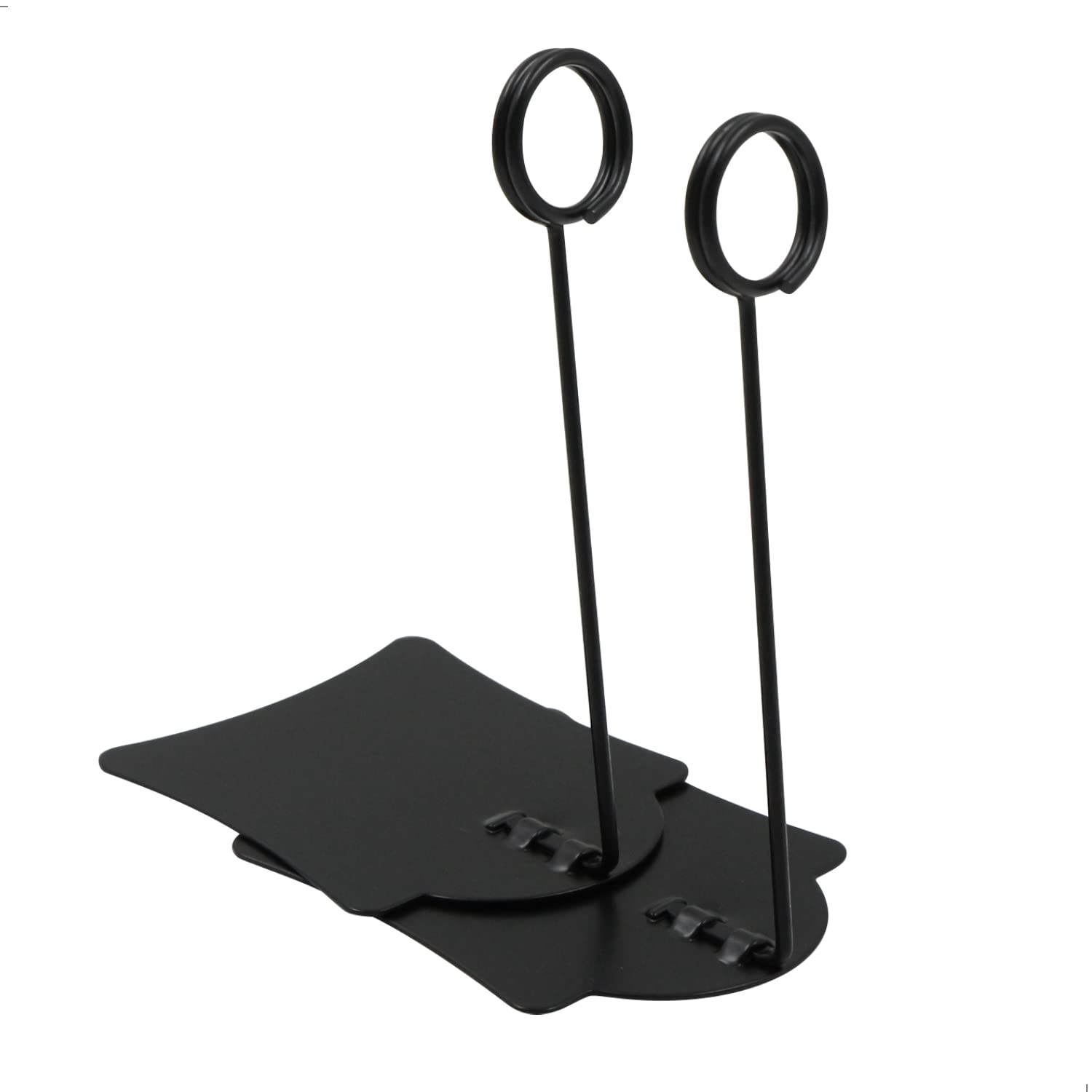 Porta Mollette Memo Clip Portaetichette - Nero Cartellini Prezzi Per Dei Numeri Tavola Del Pane Supermercato Espositori Verticali Prodotti Adatte Portabiglietti Portadocumenti Ufficio 10 Pezzi