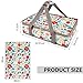 Pioneer Woman Style Casserole Carrier Insulated with Microfiber Kitchen Dish Towels, Thermal Food Warmer Bag for 9x13 Casserole Dish, Floral Lasagna Lugger, Housewarming Hostess Gift for Women 2 PCS