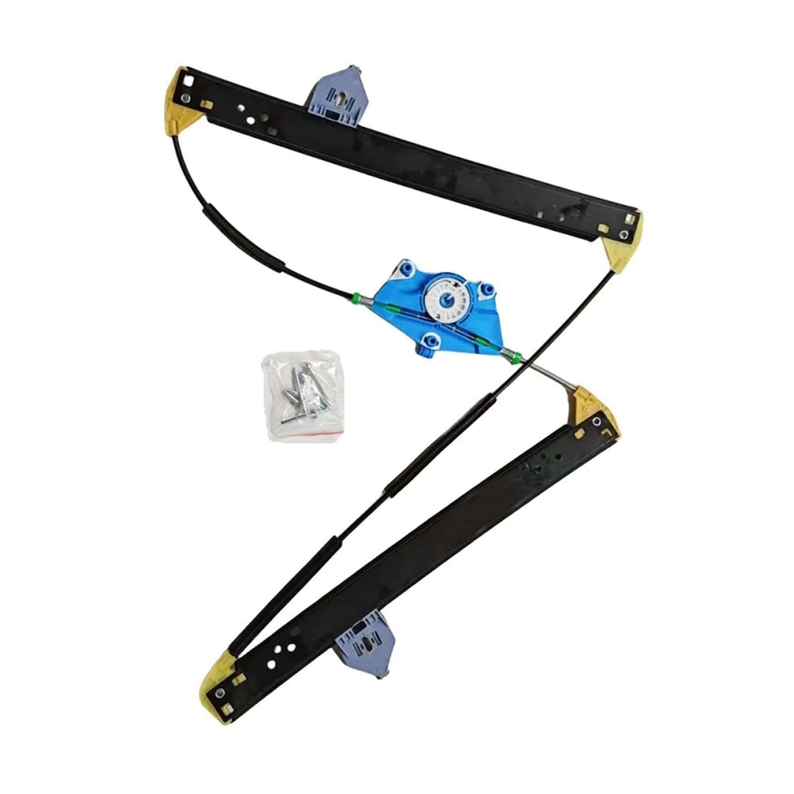 Mamefvbb Rear Left Window Regulator Slider Clips For A8d3 05-10 4E0839461b 4E0839462b Rear Door Window Lifter Mechanism Regulator(Rear Left)