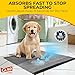 Glad for Pets Black Charcoal Puppy Training Pads with Odor Control and Pheromone Attractant, Leak Resistant Dog Potty Pads for House Training Puppies and Dogs, 23 x 23 in, 50 Count