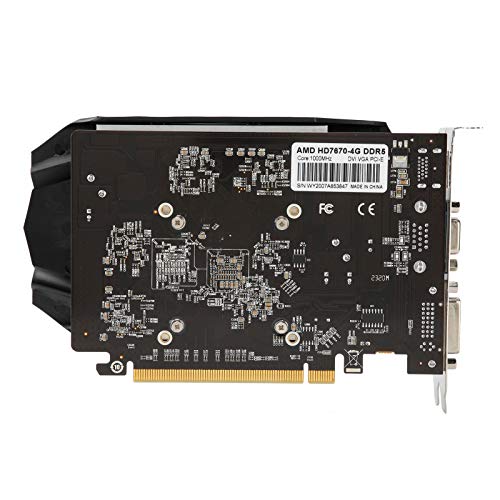 HD7670 4GB Gaming Video Graphics Cards,Portable Display Video Card,Low Consumption 128bit DDR5 Computer Components - Thumbnail 4