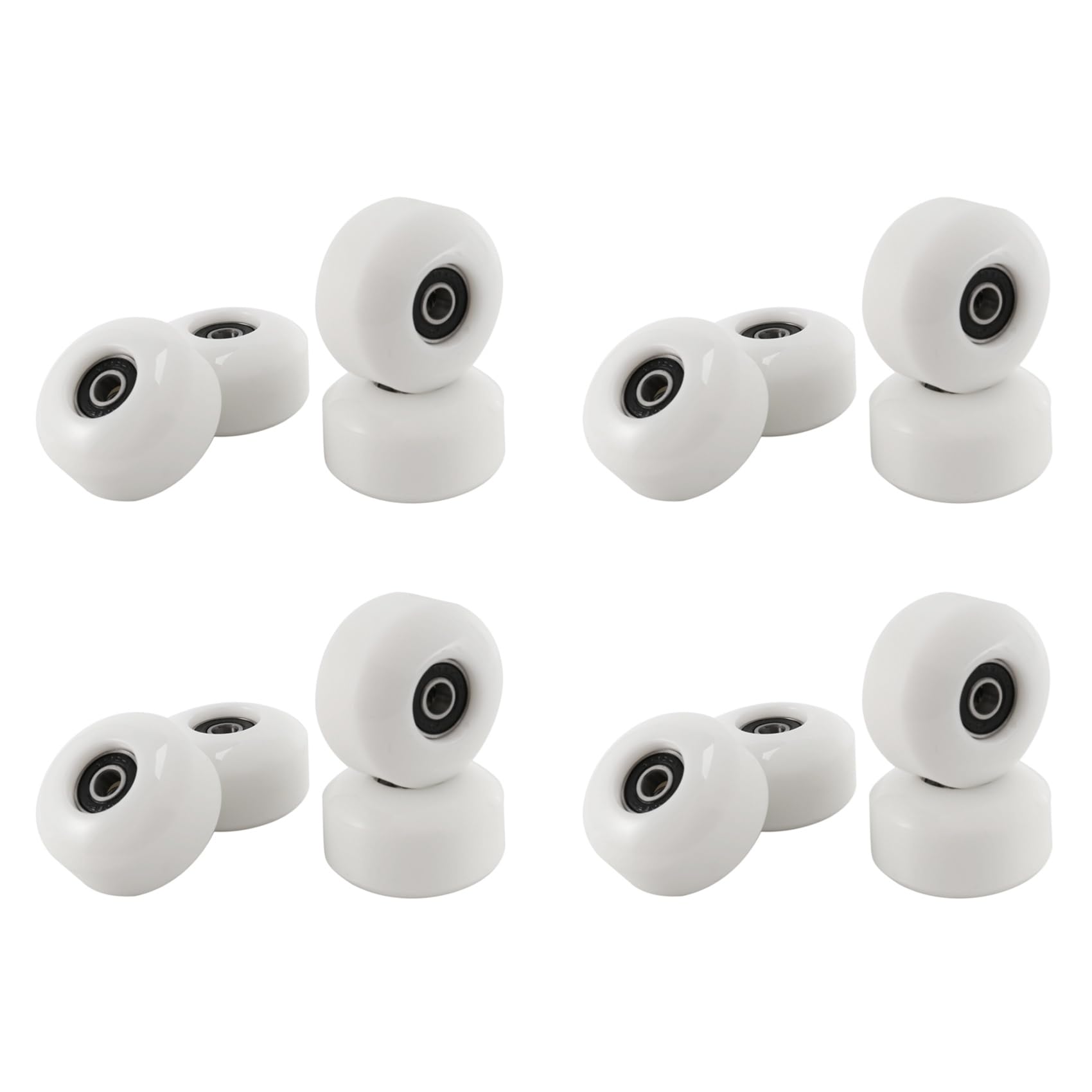 Ruedas de Skate con Rodamientos Ruedas de Calle de 52X30 mm Piezas de Skate Ruedas de Crucero Longboard (Juego de 16)